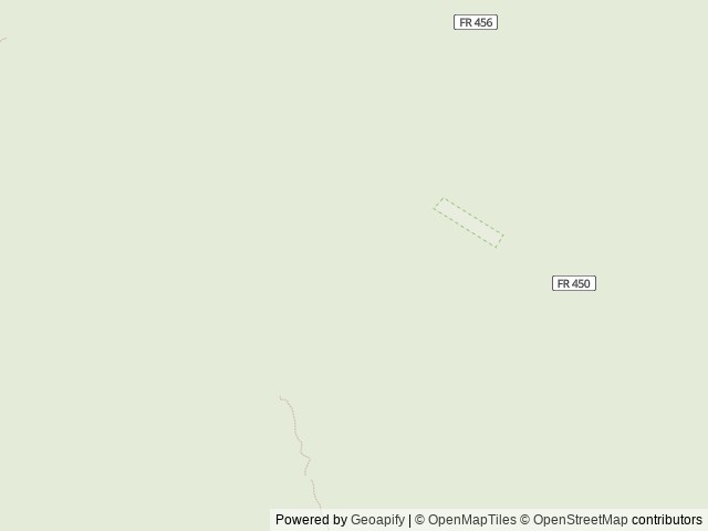 Map of Jack Creek Crew Quarters location at Saratoga, WY, United States