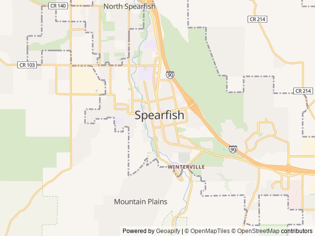 Map for 2021 XLR Hyper Lite 2815 near Spearfish, SD