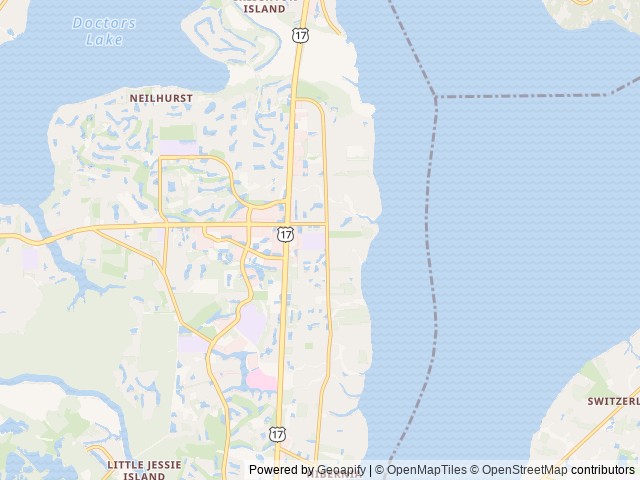 Map for Winnebago Minnie Winnie 31K near Orange Park, FL