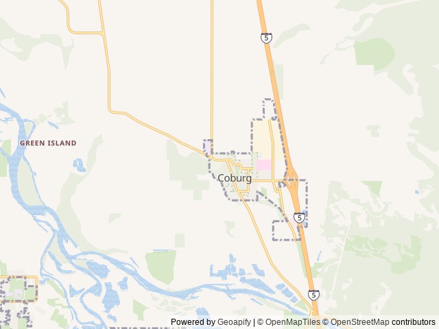 Map of Graham Corral Horse Campground location at Sisters, OR, United States