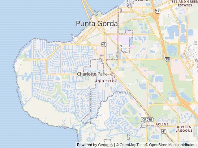 Map for 2021 MPG 2780RE near Punta Gorda, FL