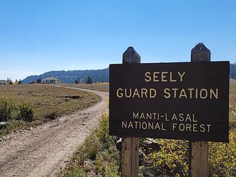 SEELY CREEK GUARD STATION Sign