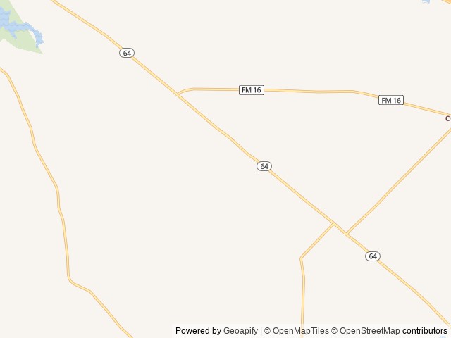 Map of Highway 64 RV Park location at Canton, TX, United States