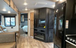 RV outback with private bunkroom