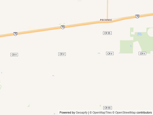 Map of Enjoy Everyday at the Park location at Burlington, CO, United States