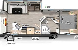 2025 Forest River RV Cherokee Wolf Den 294GEBG