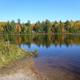 Little Beaver lake from the campground