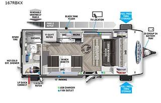 2021 Forest River RV Salem FSX 167RBKX