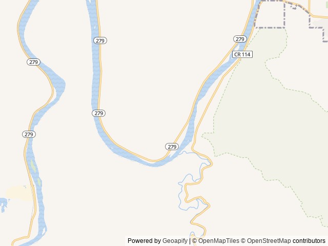 Map of William's Bottom Campground location at Moab, UT, United States