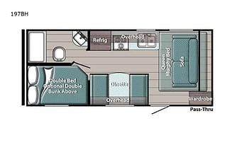 2022 Gulf Stream RV Ameri-Lite Super Lite 197BH
