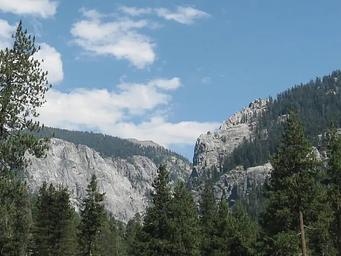 View up Lodgepole Valley