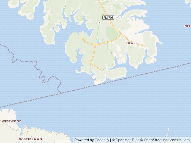 Map of Rayburn location at Jasper, TX, United States