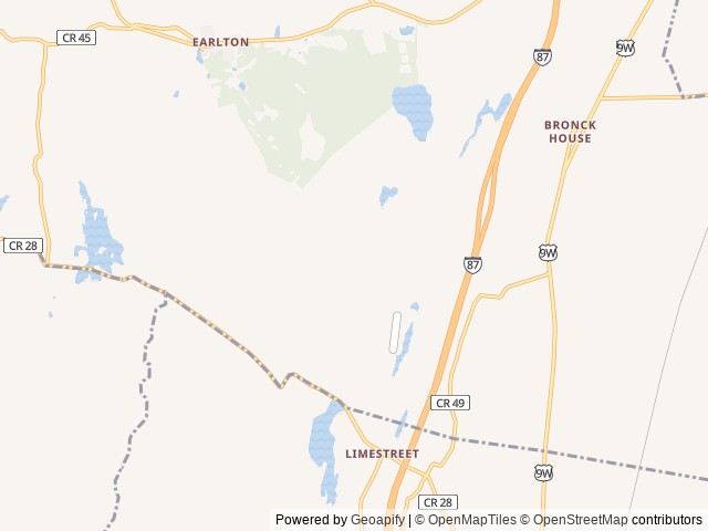Map of Gather Greene location at Coxsackie, NY, United States