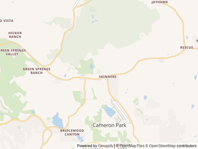 Map for 2024 Keystone RV Hideout 24BHWE near Cameron Park, CA