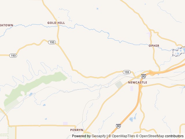 Map for EZ tow Geo-pro near Newcastle, CA
