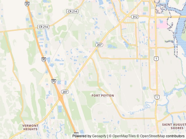 Map for Salty Pine in St Augustine FL near St. Augustine, FL
