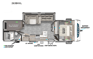 2023 Forest River RV Salem Cruise Lite 263BHXL
