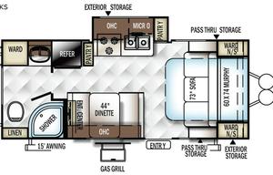 2017 Forest River RV Rockwood Mini Lite 2304KS