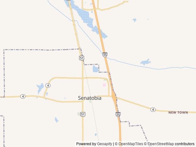 Map for ROUNDABOUT READY near Senatobia, TN