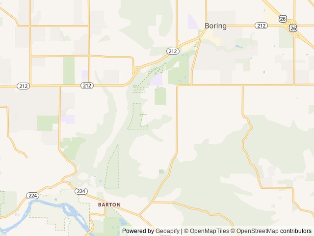 Map for New 32 ft motorhome Sunseeker LE 3250DS near Boring, WA