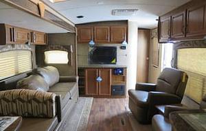 Timber Ridge Travel Trailer:  NO BURNING MAN!