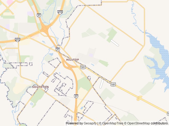 Map of Greenlake RV Resort location at San Antonio, TX, United States