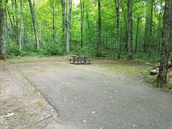 Lake Ottawa Campground campsite 10