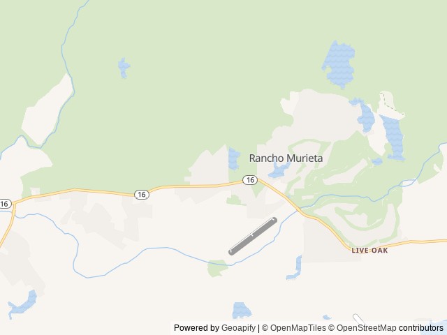 Map of Murieta Equestrian Center location at Rancho Murieta, CA, United States