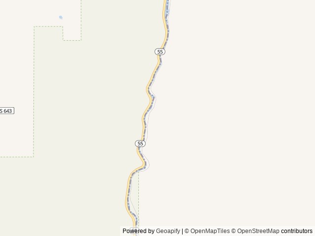 Map of Cold Springs Campground - Boise Nf (ID) location at Emmett, ID, United States
