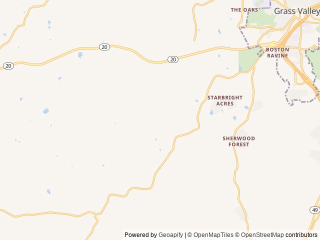 Map for 2024 Colm 2024 B17 near Grass Valley, CA