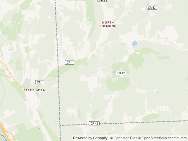 Map of Gardner Hill Campground location at Town Of Chemung, NY, United States
