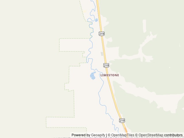 Map of Mystic Waters Resort & Campground location at Limestone, NY, United States