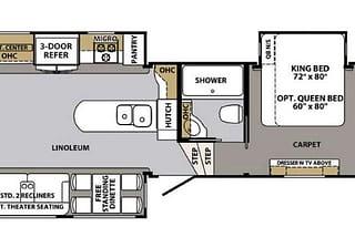 2016 Forrest river  Cardinal fifth wheel