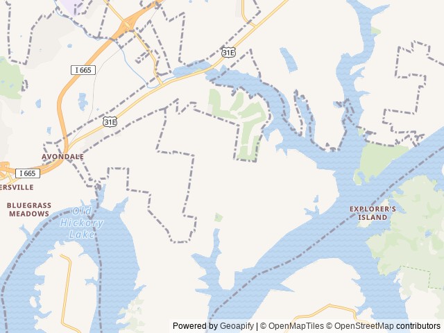 Map for 2022 Jayco Jay Flight 33RBTS near Gallatin, TN