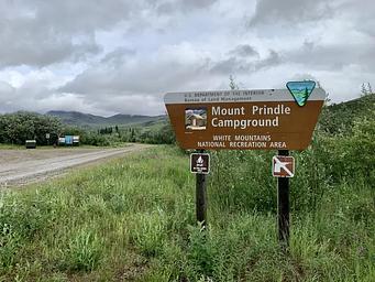 Mt. Prindle Campground Sign
