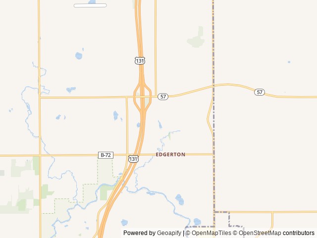 Map of Detach Primitive Campground location at Rockford, MI, United States