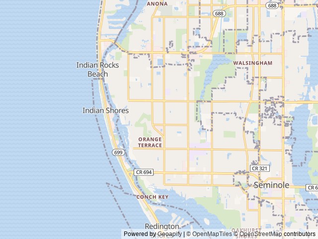 Map for "Nature Bound Bunkhouse" near Largo, FL