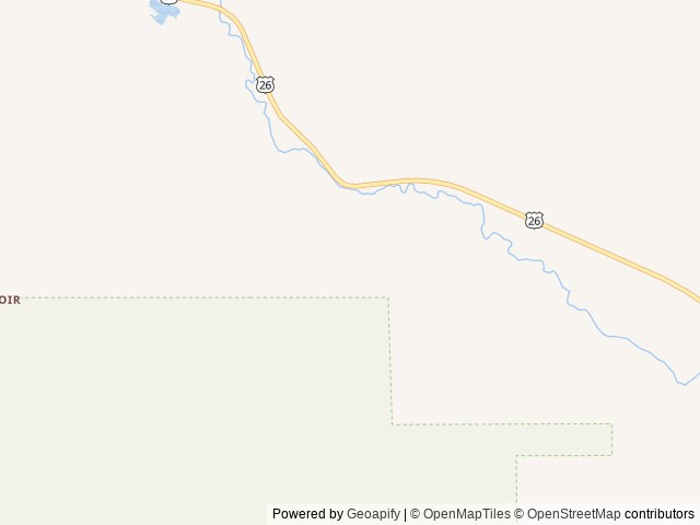 Map of Arcady Ridge Ranch location at Dubois, WY, United States