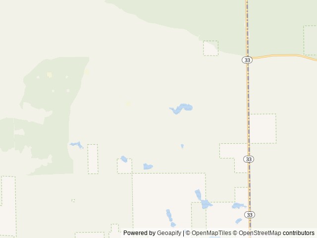 Map of Chimney Loop Campground location at Mio, MI, United States