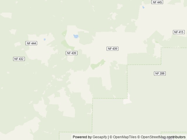 Map of Warner Mountain Lookout location at Westfir, OR, United States
