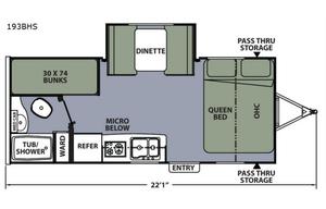 2017 Coachmen RV Apex Nano 193BHS