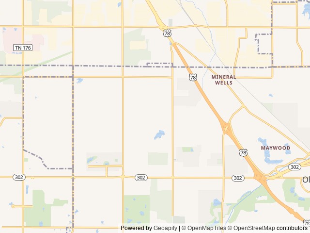 Map for The Bunkhouse Retreat near Olive Branch, TN