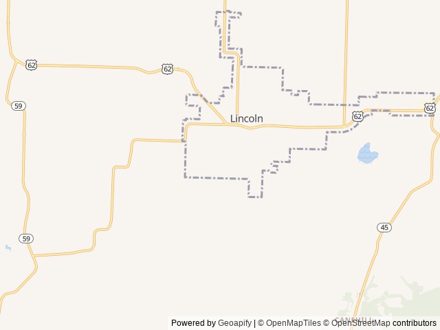 Map for 2019 Forest River RV Cherokee Wolf Pack 24PACK14+ near Lincoln, OK