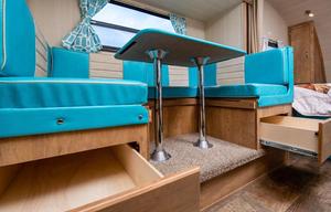 Modern 50s Style Travel Trailer with Outdoor TV!