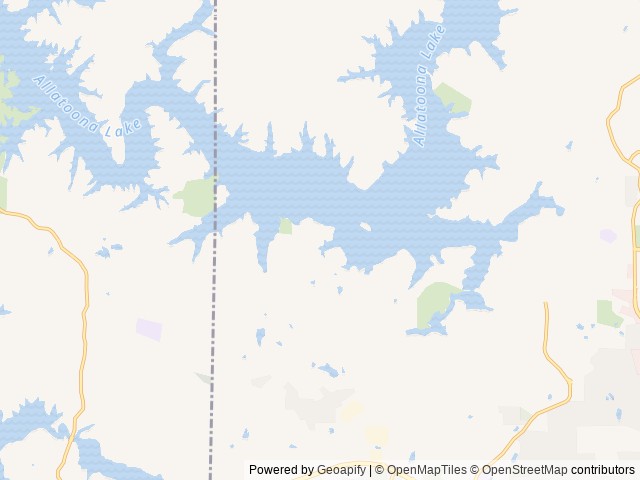Map of Galt's Ferry Day Use Area (GA) location at Catersville, GA, United States