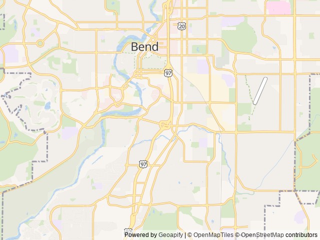 Map for 2013 Keystone RV Hideout near Bend, OR