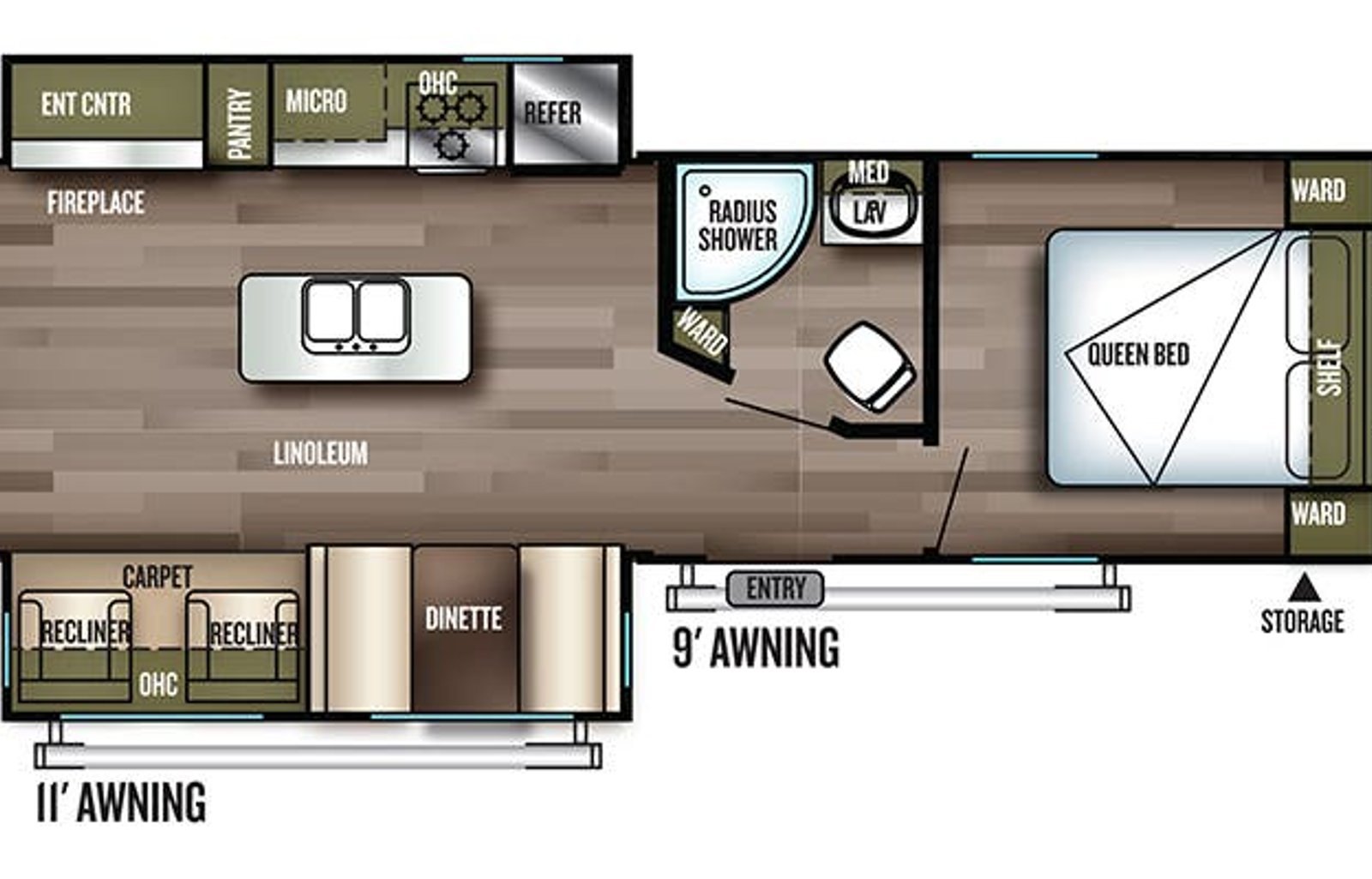 2019 Forest River Wildwood Camper – Model 27REIS