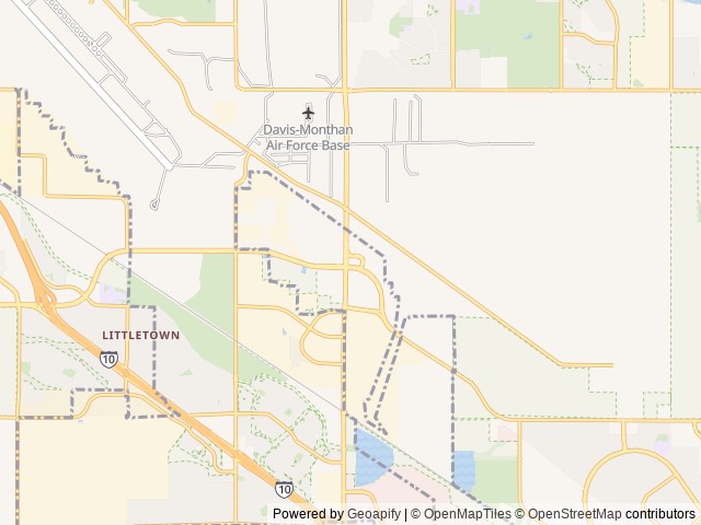 Map for Meet Thor keeping  you & your family on the road near Tucson, AZ