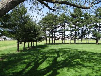 The grounds at Sleepybear Campground in Noblesville, IN