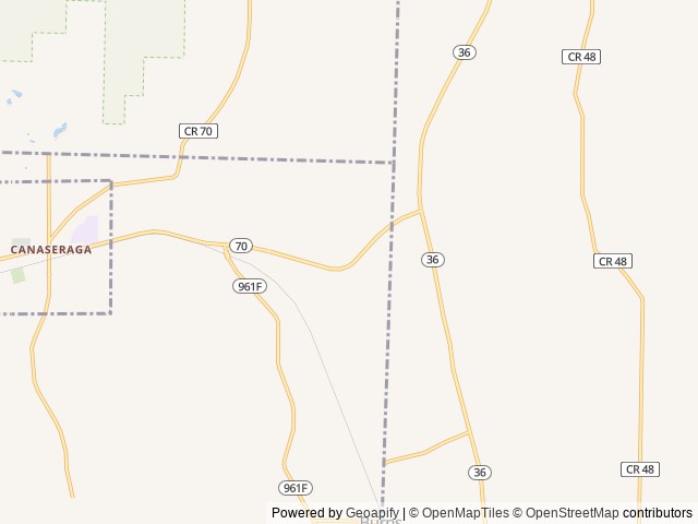 Map of Sun Valley Campsites location at Arkport, NY, United States